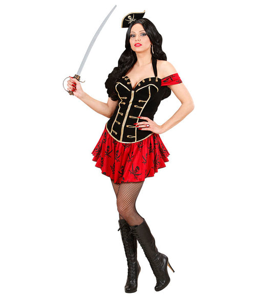 Buccaneer Girl Dress, Mini Tricorn Hat
