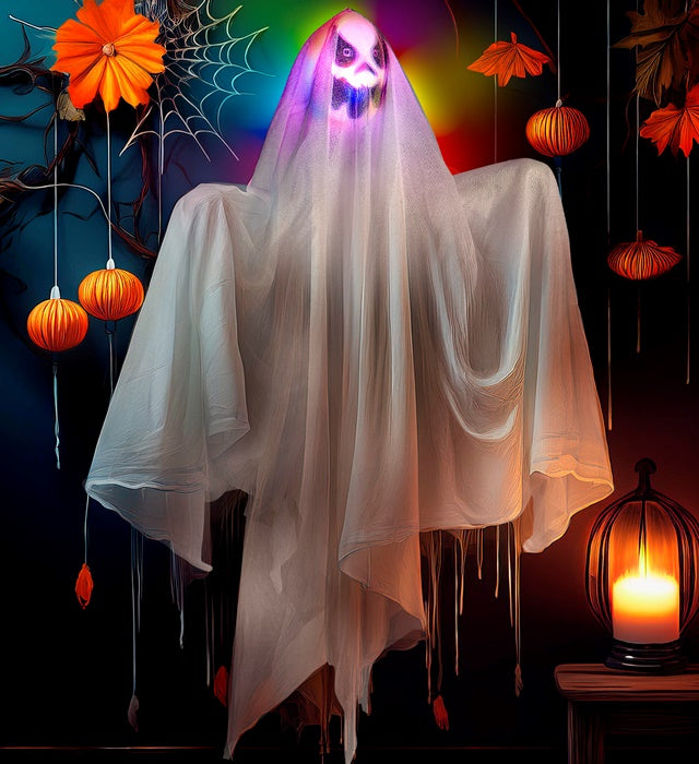Color Changing Light Ghost 50 Cm