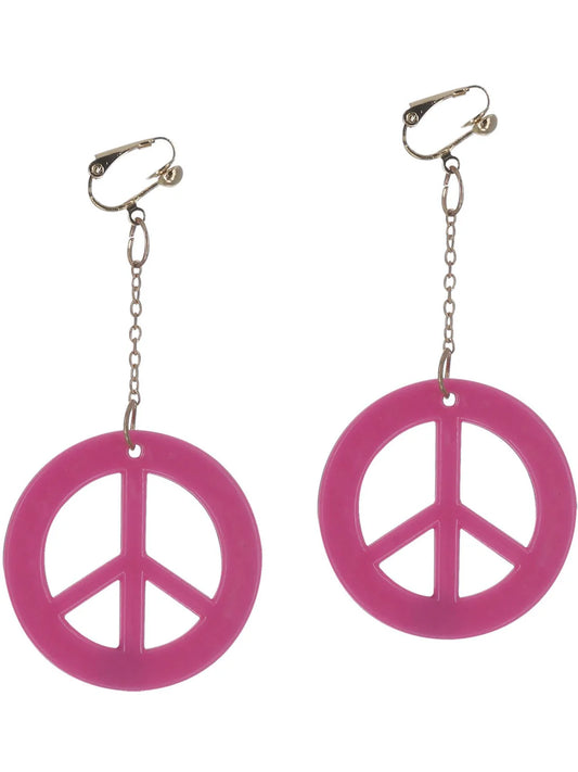 Neon Pink CND Earrings 2