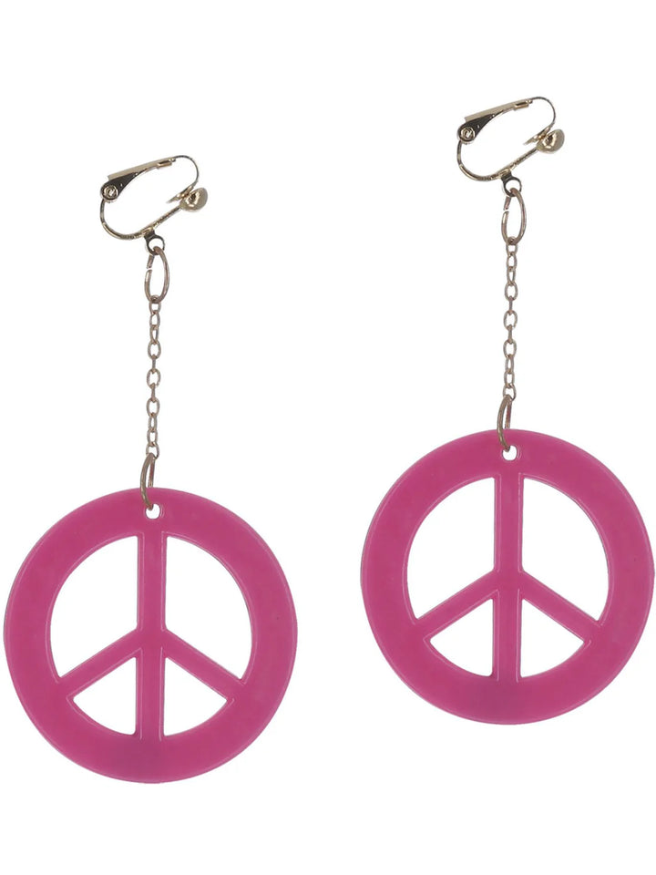 Neon Pink CND Earrings
