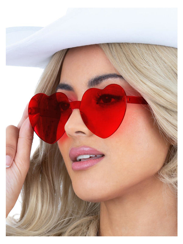 Red Heart Specs Joke Glasses Costume Accessory