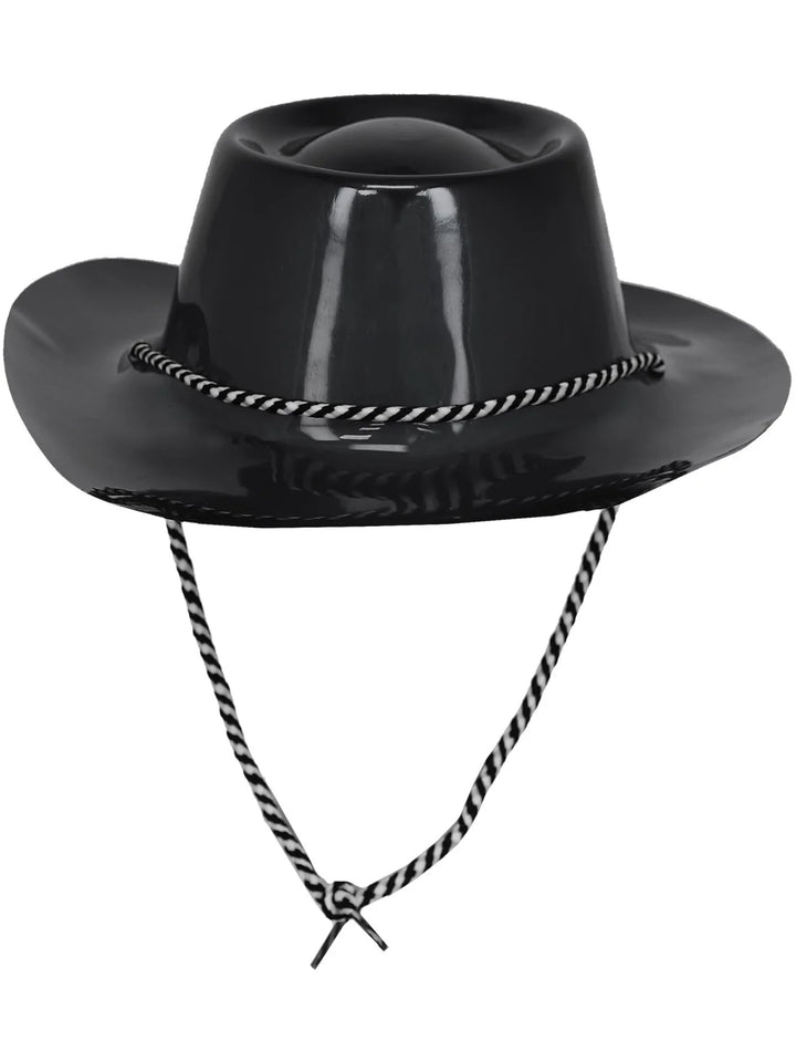 Black Cowboy Hat Adult Cowgirl Costume Accessory