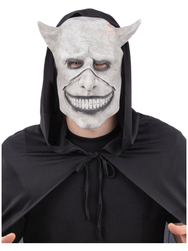 Smiling Devil Latex Mask on Elastic