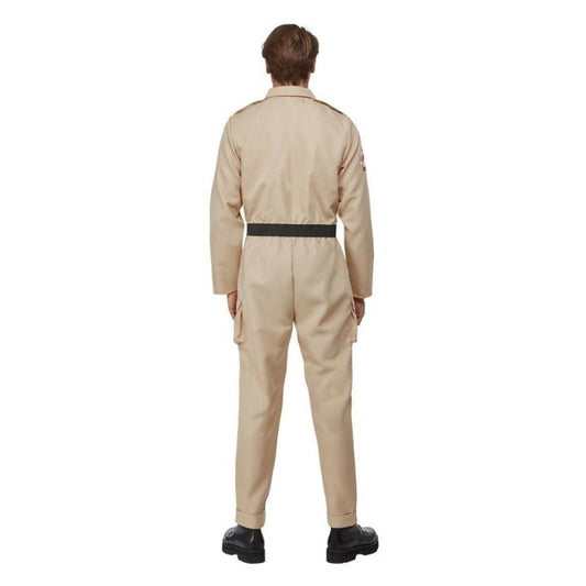 80s Ghostbusters Deluxe Costume Licensed Adult Beige 2