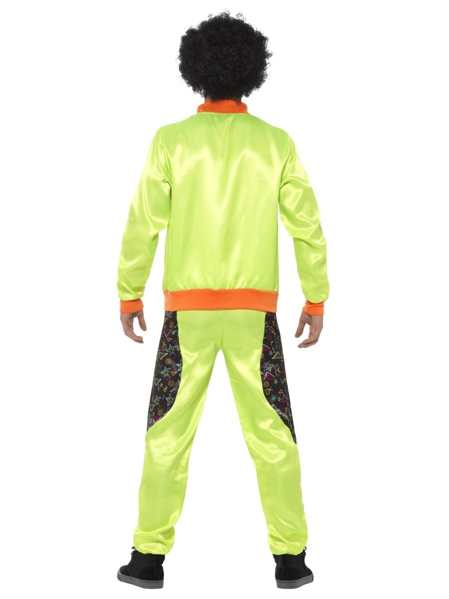 80s Retro Shell Suit Costume Adult Neon Green_4