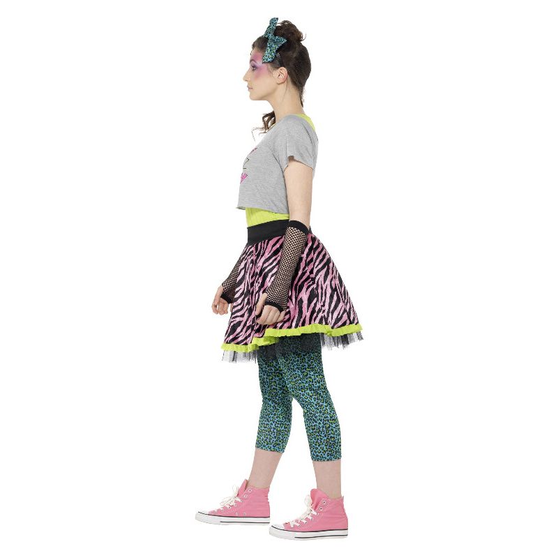 80s Wild Child Costume Multi-Coloured Teen 3