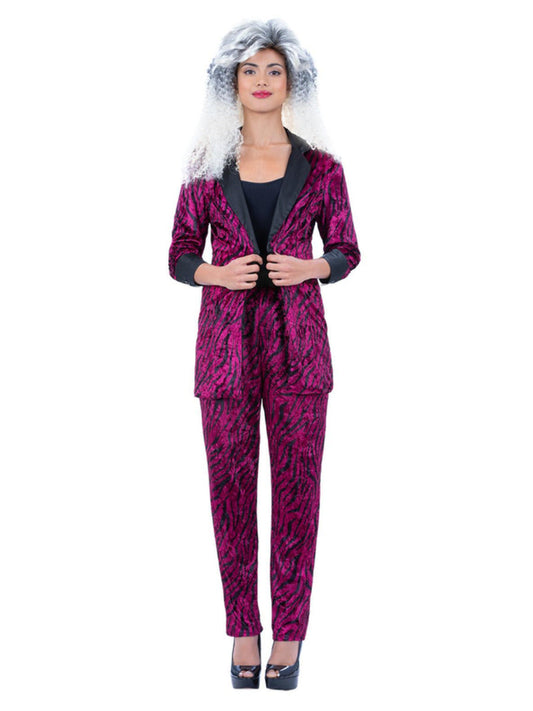 80s Pink Zebra Suit Costume Jacket Trousers 2