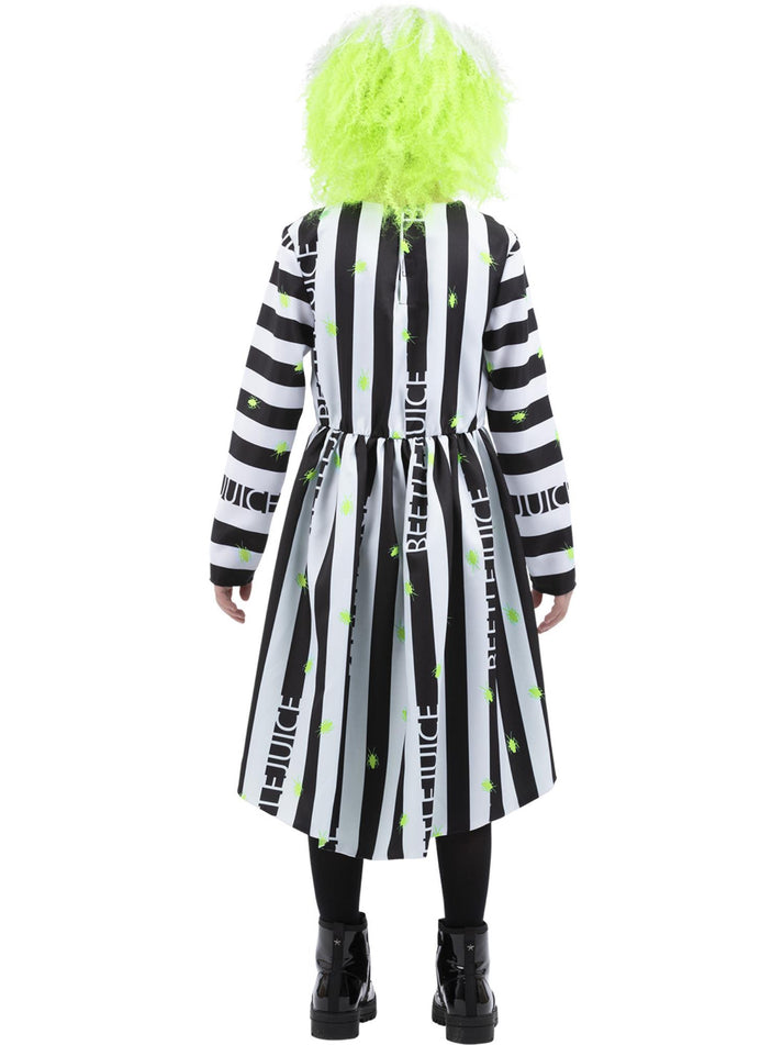 Lydia Deetz Beetlejuice Dress Costume for Girls Satin and Tulle Dress with Belt