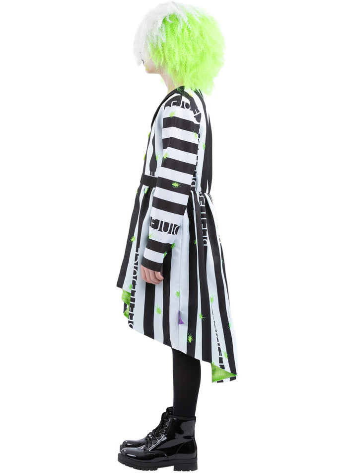 Lydia Deetz Beetlejuice Dress Costume for Girls Satin and Tulle Dress with Belt