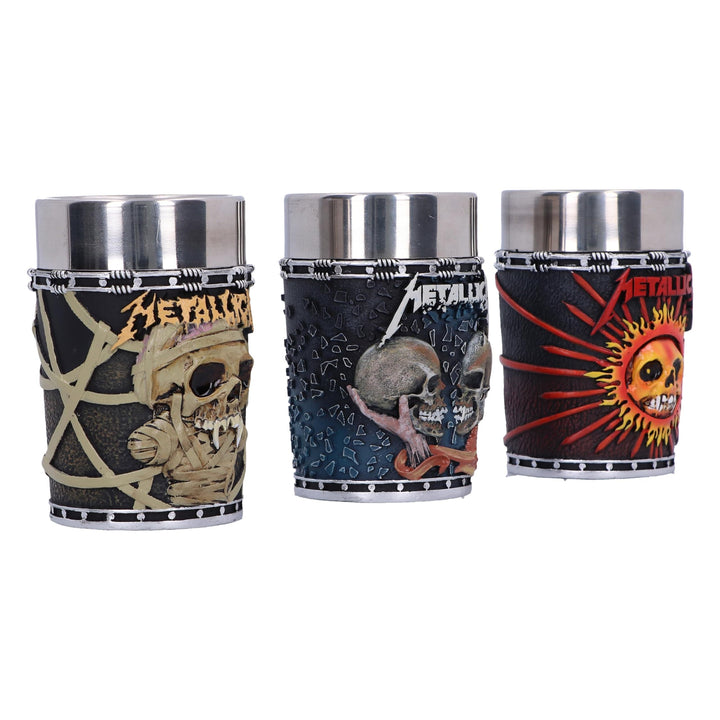 Metallica Pushead Art Collectible Shot Glass set 8.5cm