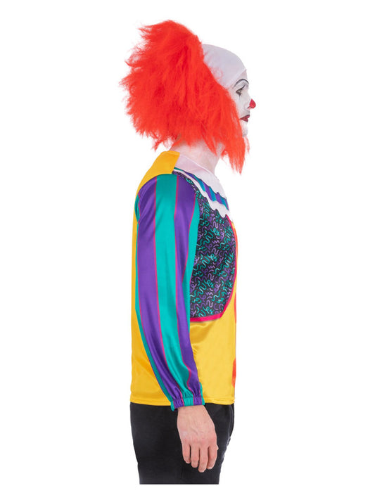 IT Classic Pennywise Top with Printed Clown Details 1990 Movie Costume 2