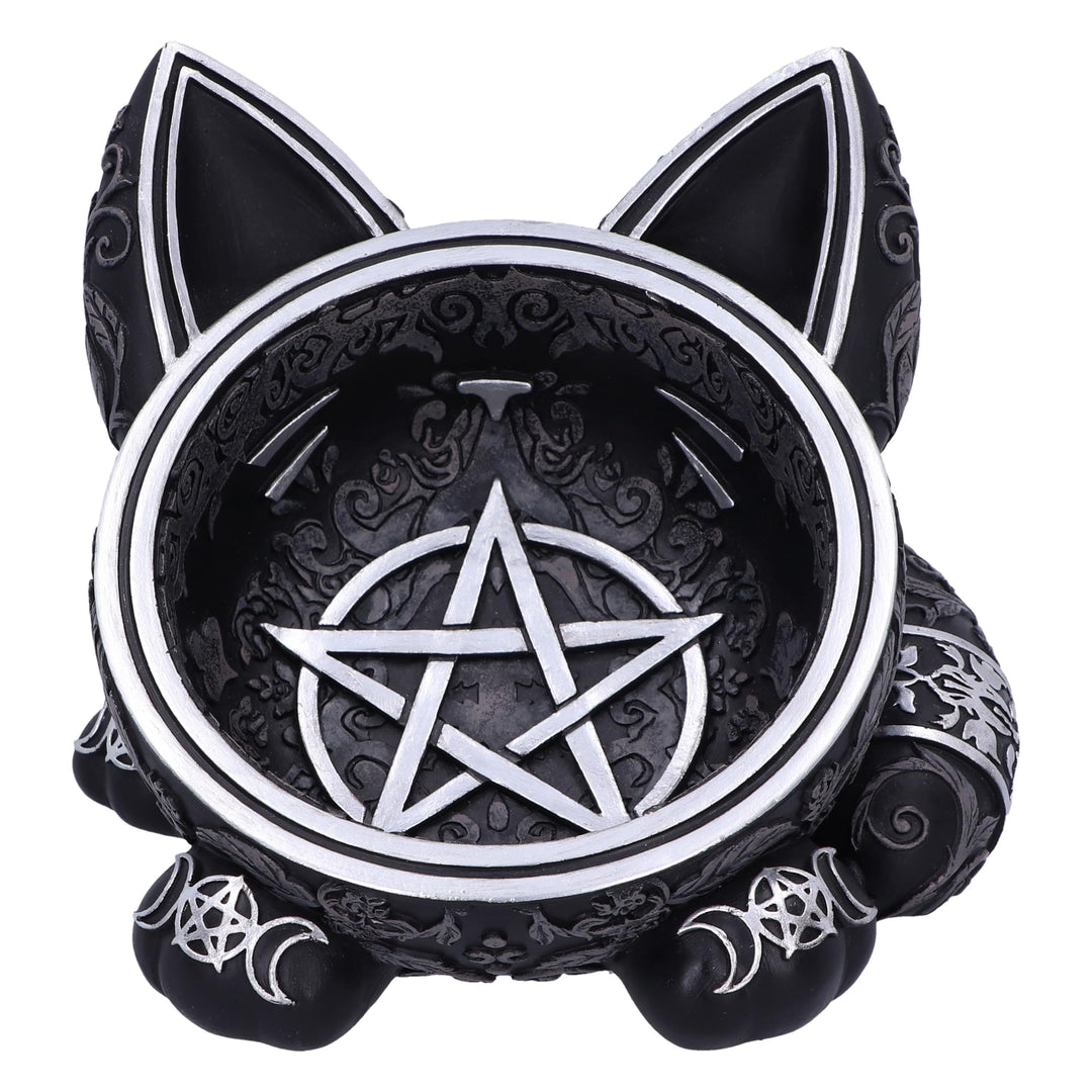 Black Cat Magic Trinket Bowl 16cm