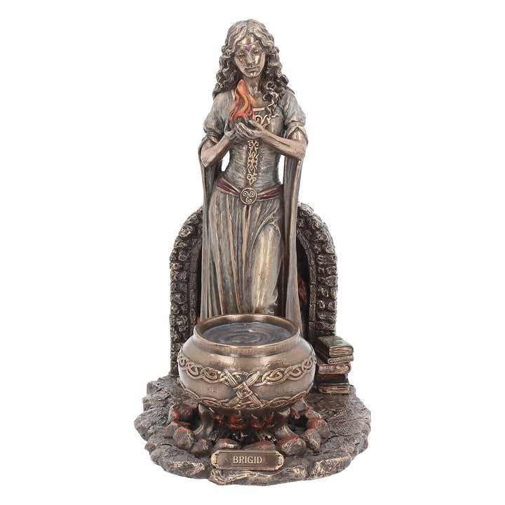 Brigid Irish Goddess Bronze Figurine 24.5cm