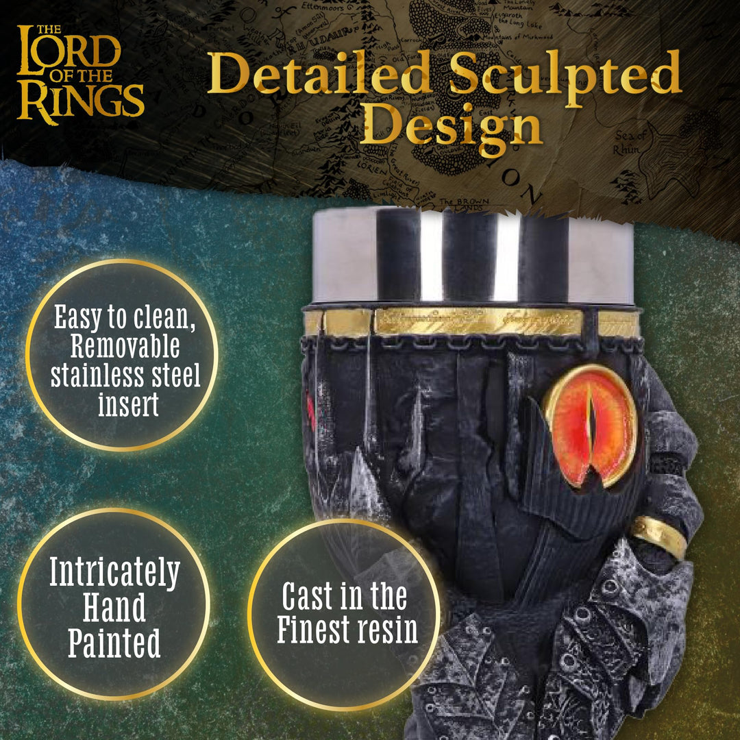 Lord of the Rings Sauron Goblet 22.5cm Officially Licensed
