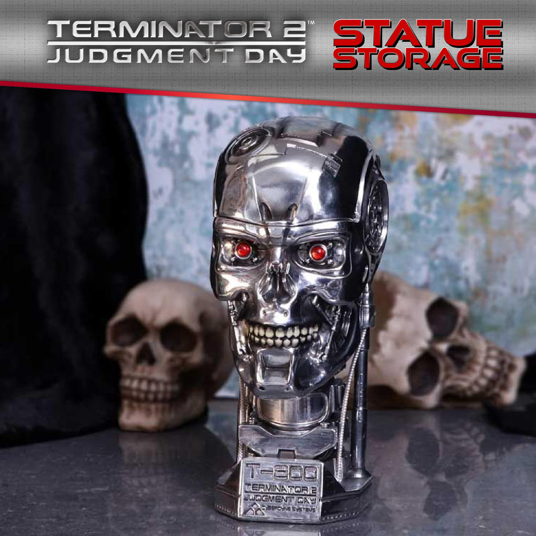 T800 Terminator 2 Judgement Day T2 Head Box Movie Merchandise 21cm