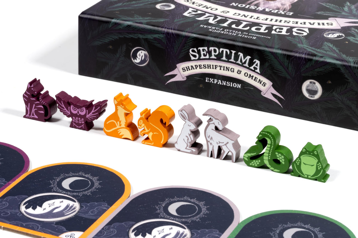 Mindclash Games Septima - Shapeshifting & Omens Expansion | Transform into Animal Forms & Face Omens | New Cards, Animal Tiles & Modular Gameplay 7
