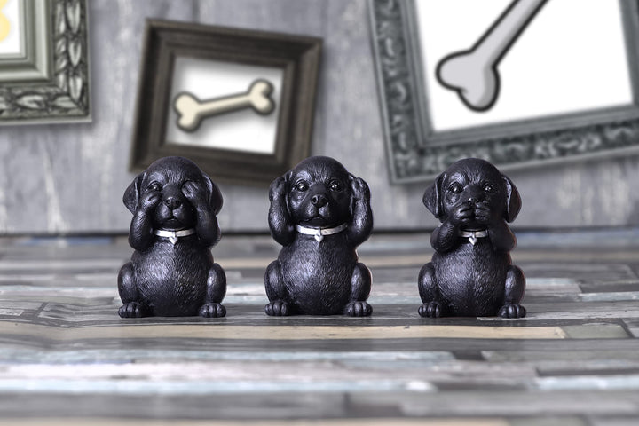 Three Wise Labradors 8.5cm
