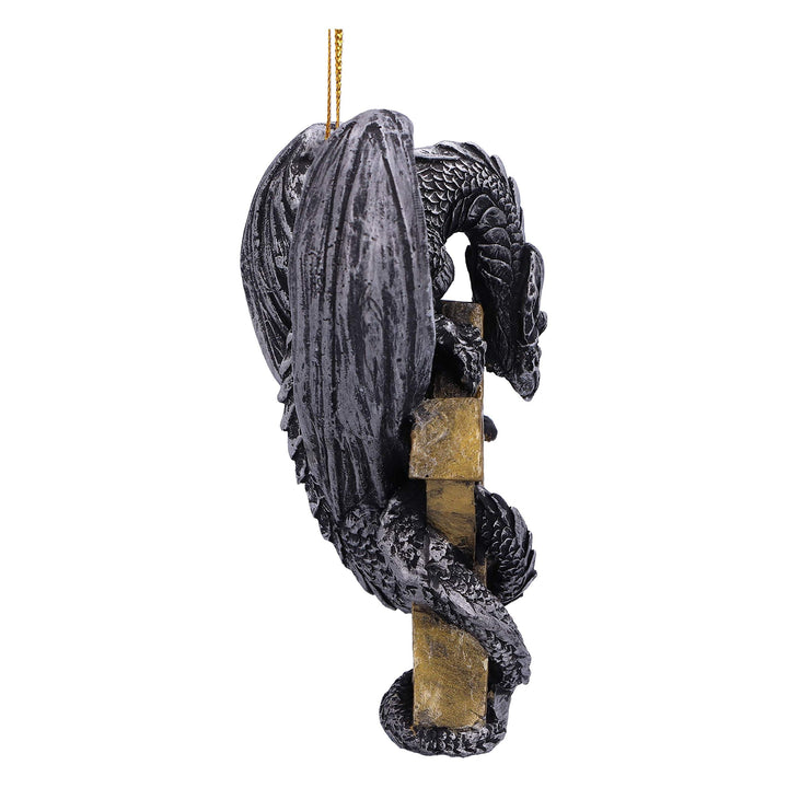 Claus Festive Hanging Dragon Ornament 11cm