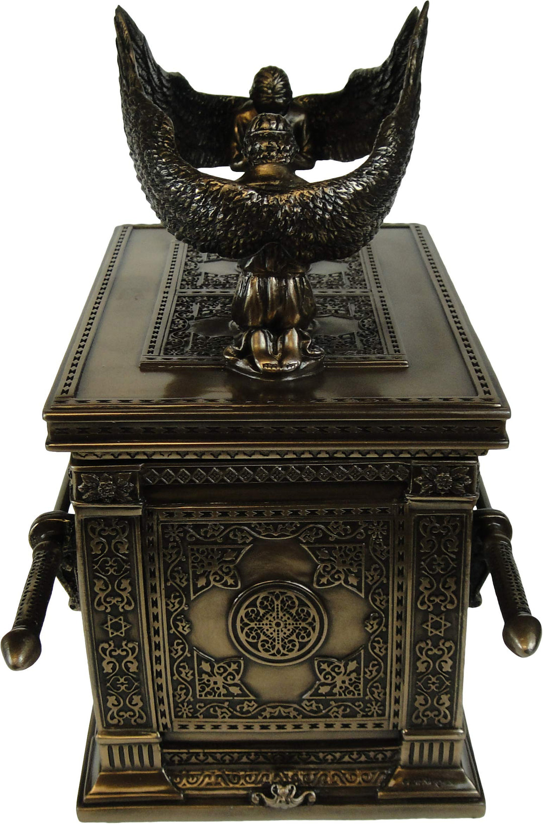 Bronzed Ark of the Covenant With Winged Cherrubs 28cm