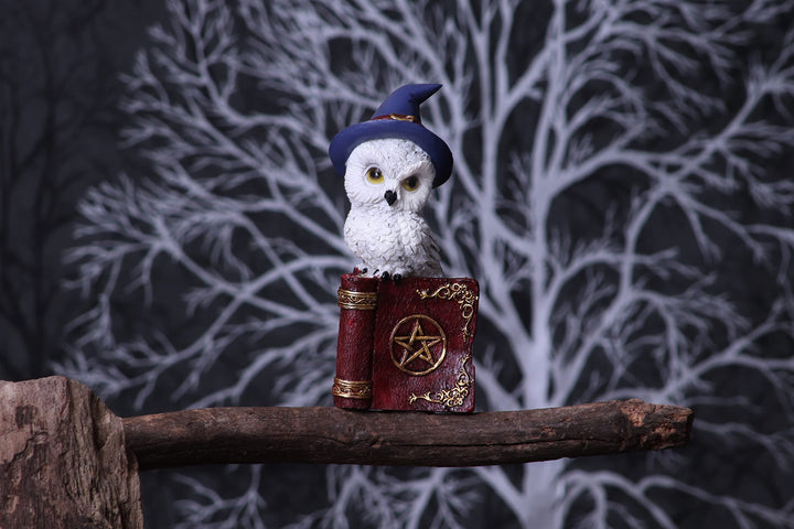 Avian Spell Owl Figurine Red 12.5cm