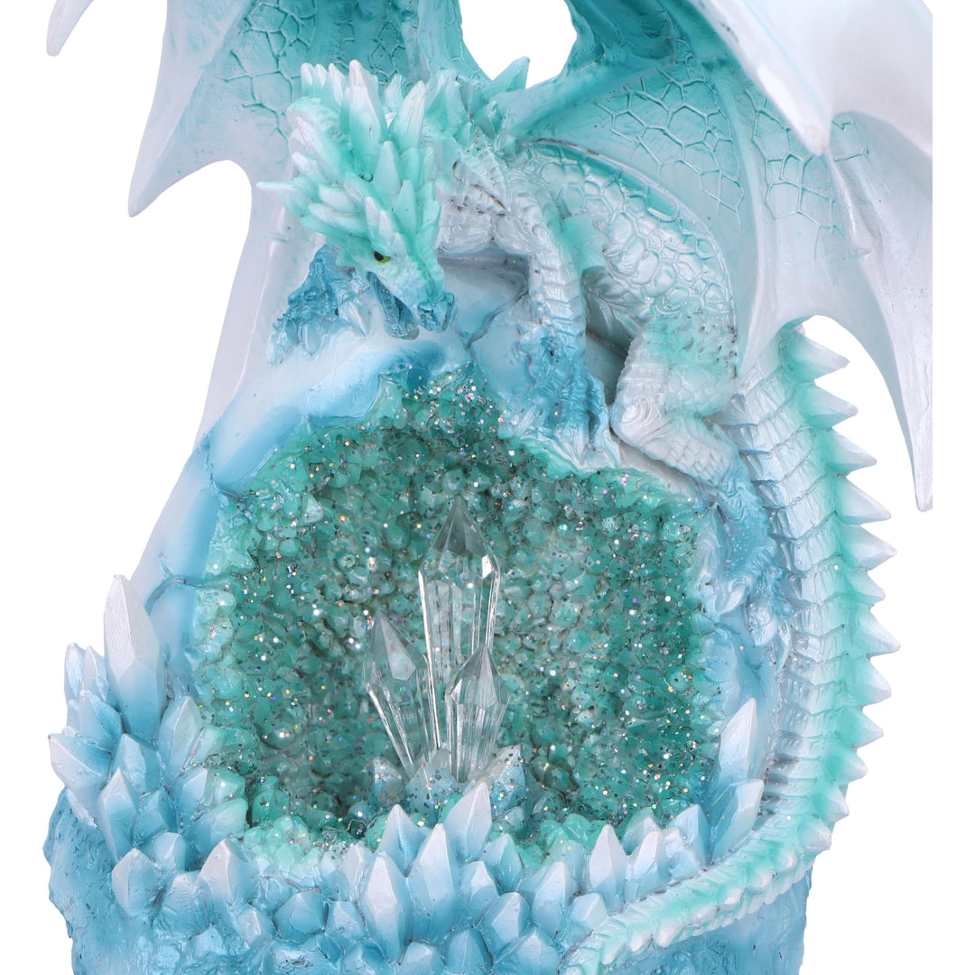Northern Lights Light Up Dragon Geode Ornament 20cm
