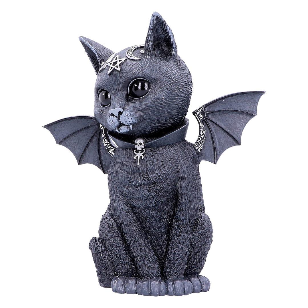 Large Malpuss Winged Occult Cat Figurine 24cm