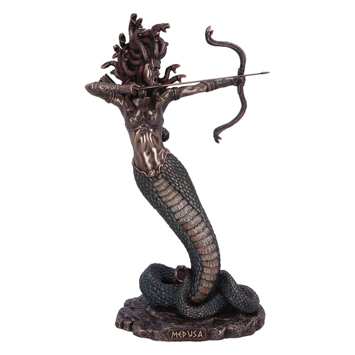 Bronze Mythological Medusas Wrath Figurine 36cm Medusa