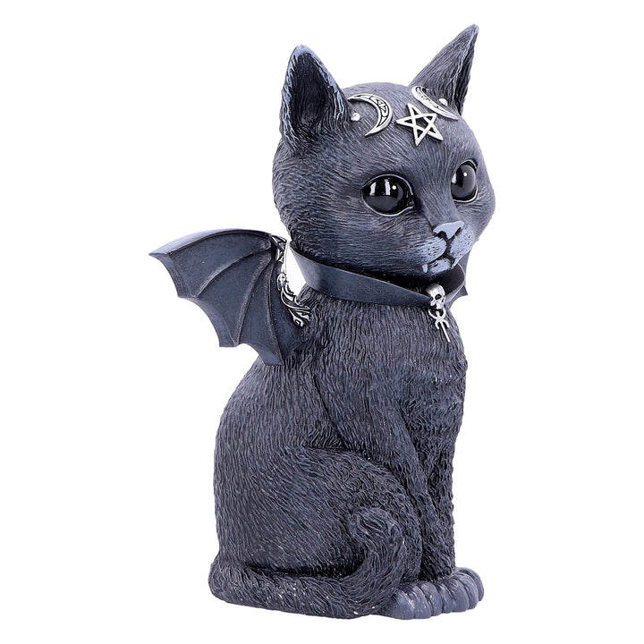 Large Malpuss Winged Occult Cat Figurine 24cm