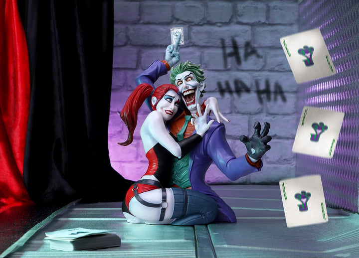 The Joker and Harley Quinn Bust 37.5cm