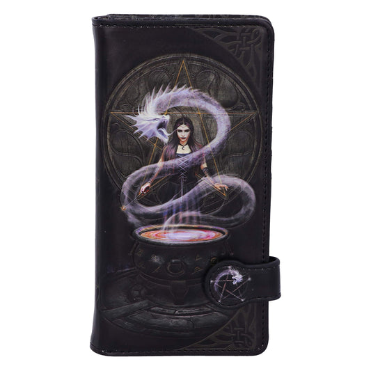 Anne Stokes The Summoning Witch and Dragon Embossed Purse 18.5cm 2