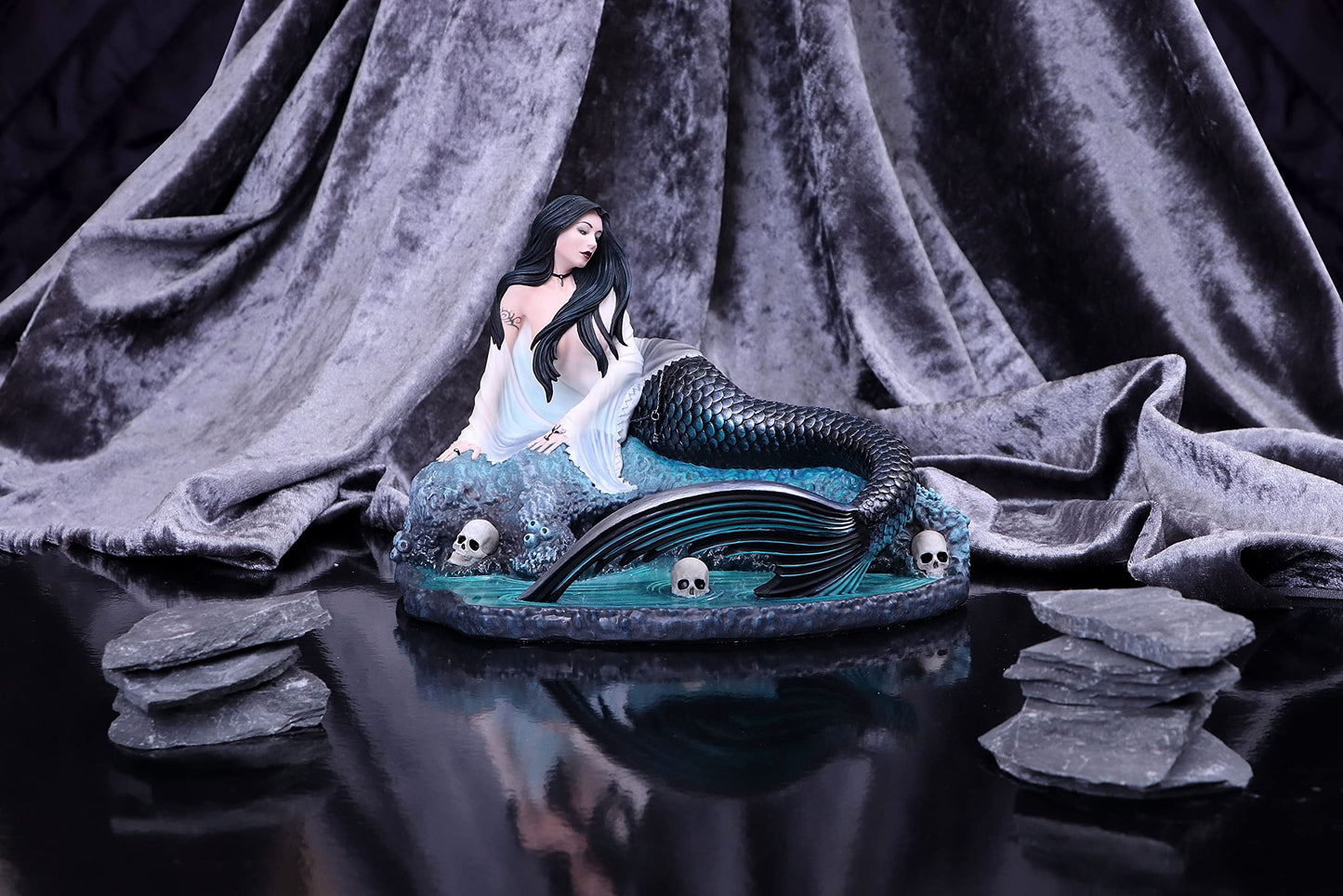 Sirens Lament Mermaid Enchantress Figurine by Anne Stokes 22cm 7