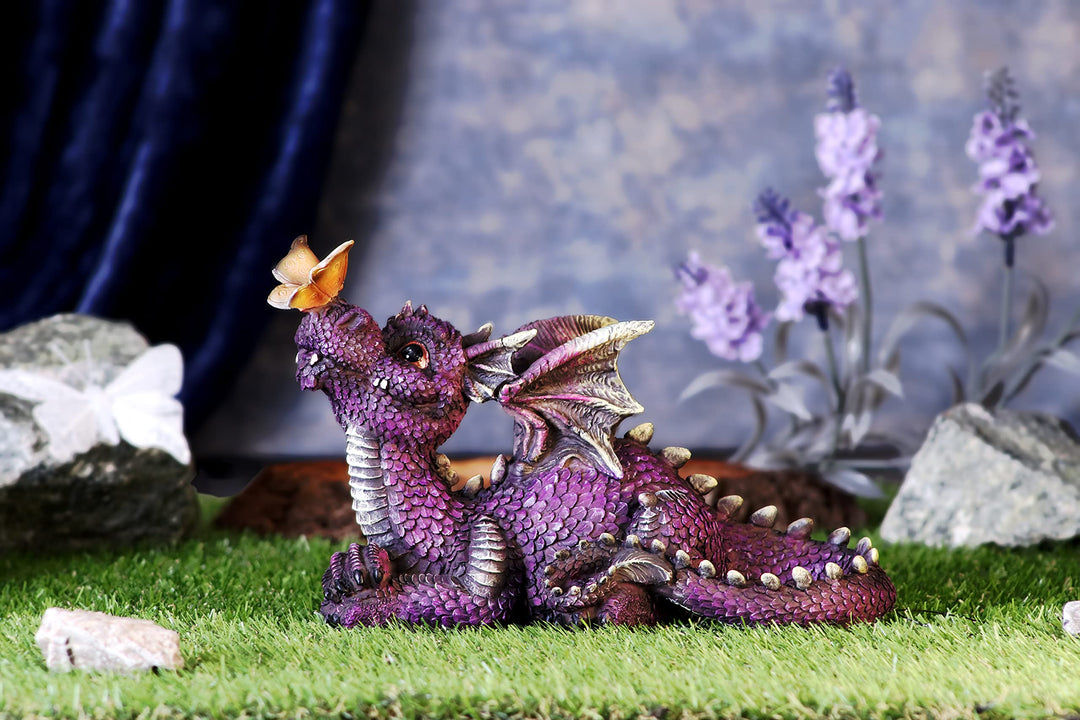 Purple Dragon Figurine Natures Kiss 22.3cm