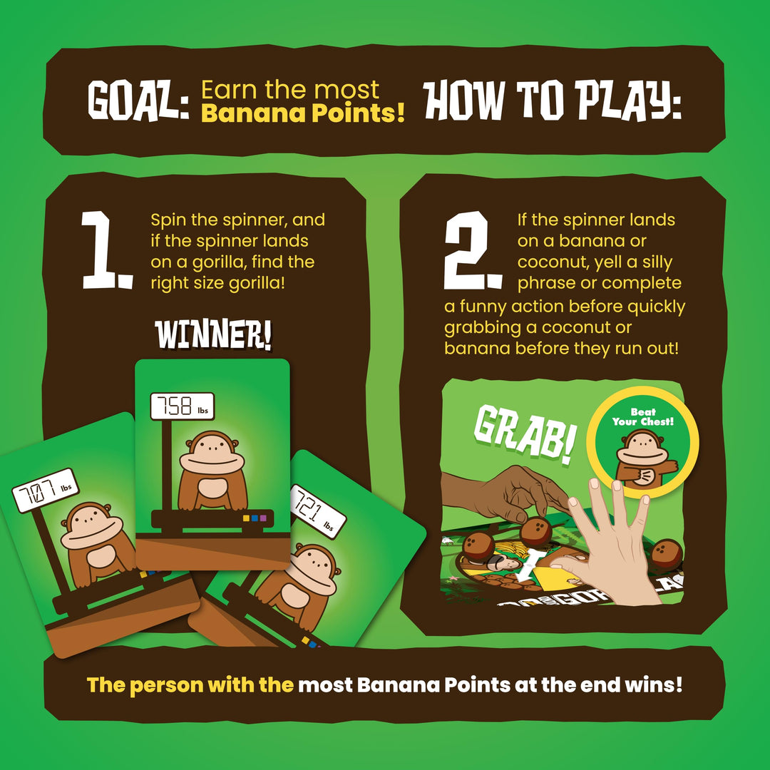 800 Pound Gorilla Board Game Fun Family Card Play