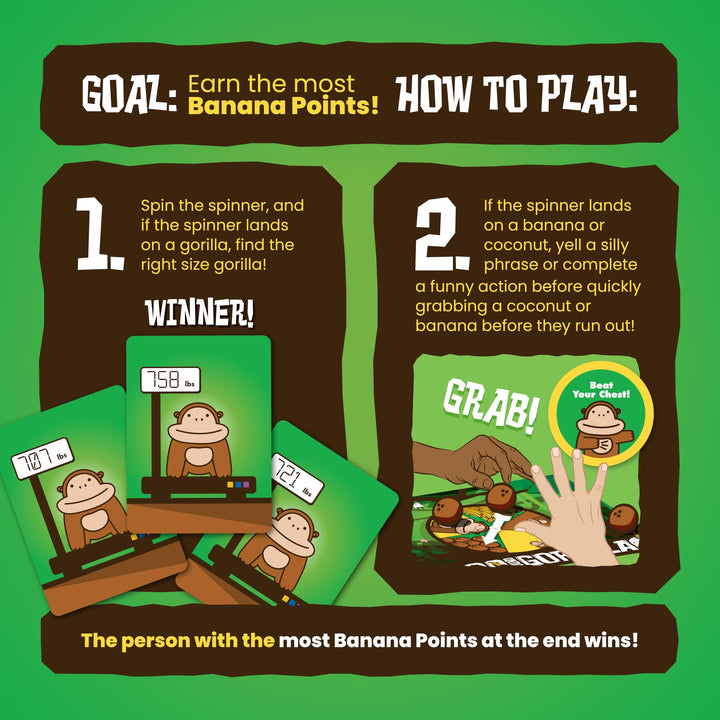 800 Pound Gorilla Board Game Fun Family Card Play