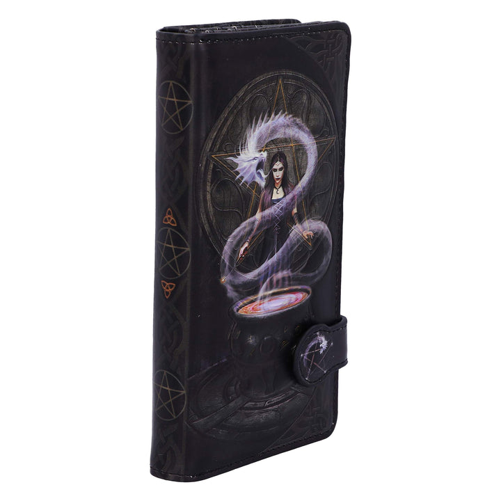 Anne Stokes The Summoning Witch and Dragon Embossed Purse 18.5cm