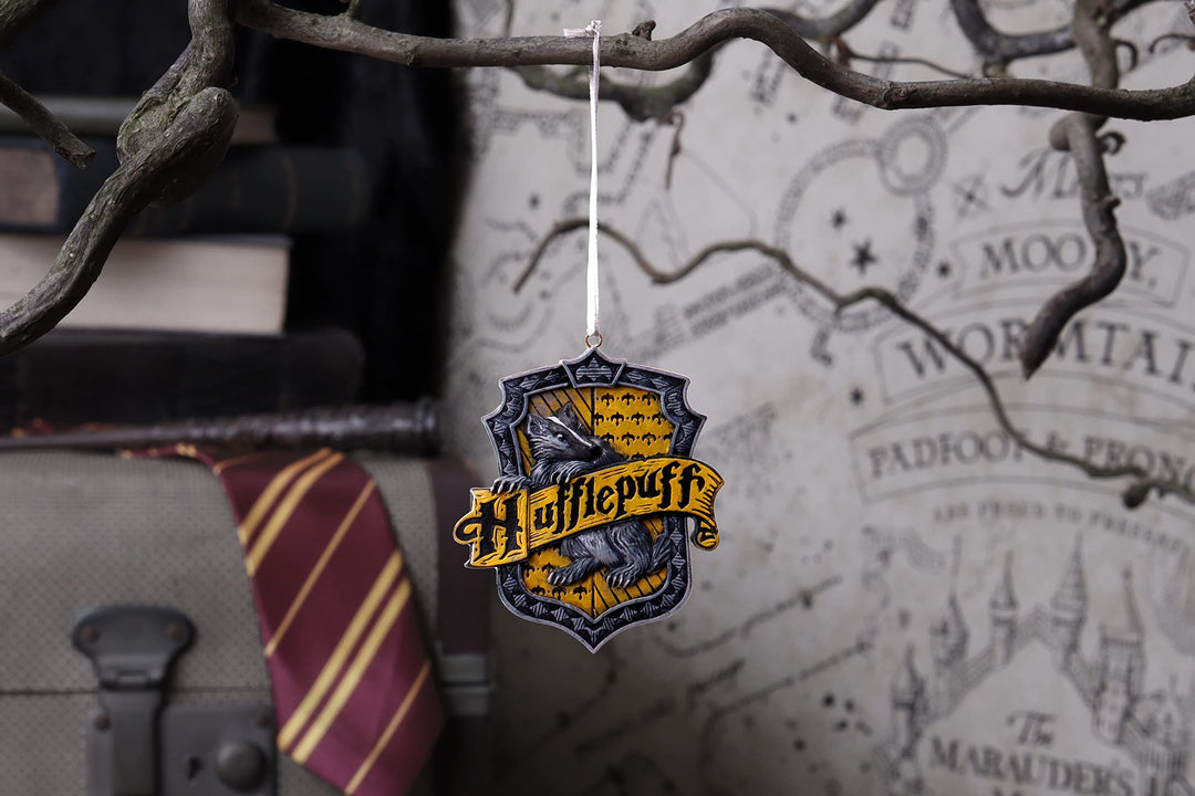 Harry Potter Hufflepuff Crest Hanging Ornament 8cm