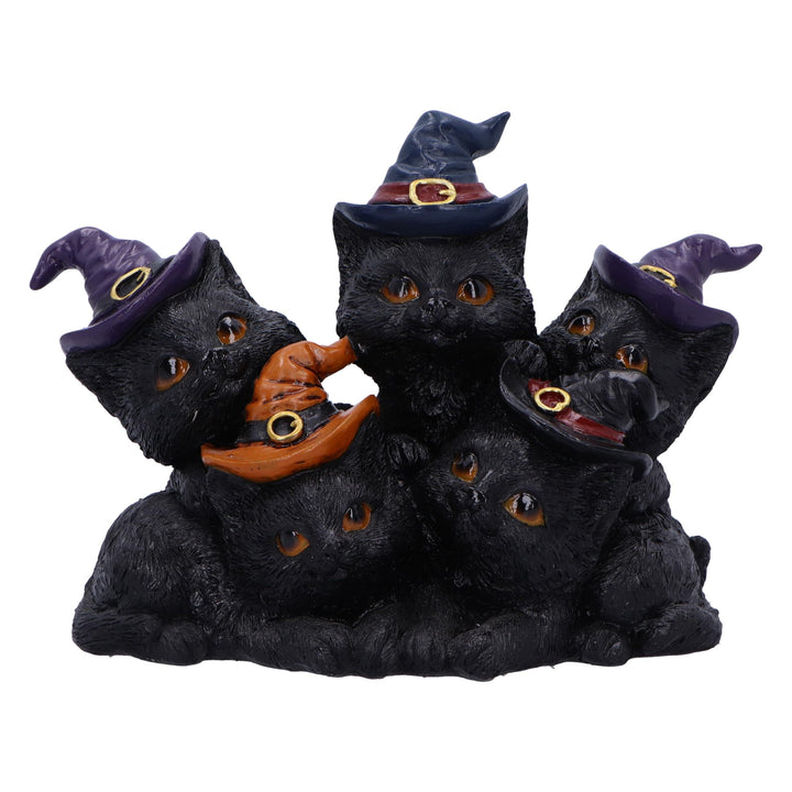 Familiar Friends Witchy Black Cats Figurine 18cm