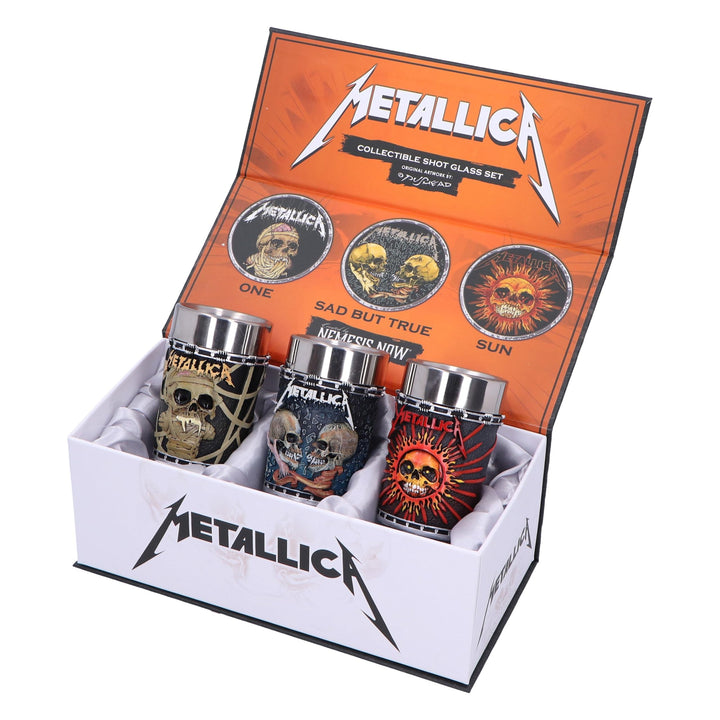 Metallica Pushead Art Collectible Shot Glass set 8.5cm