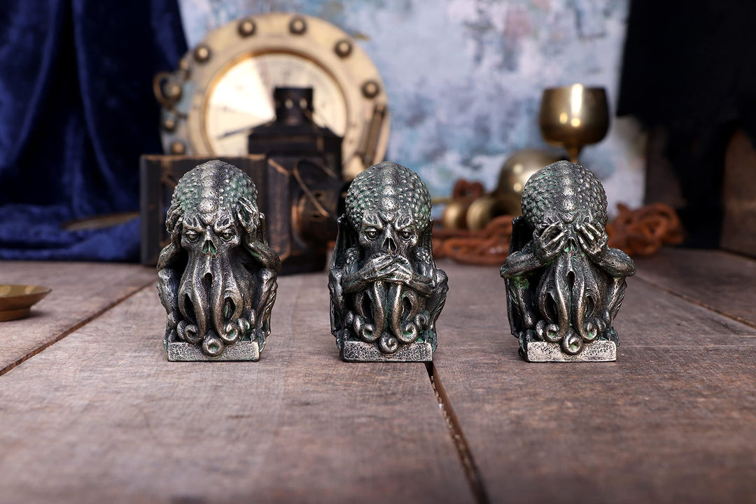 Three Wise Cthulhu Figurines 7.6cm
