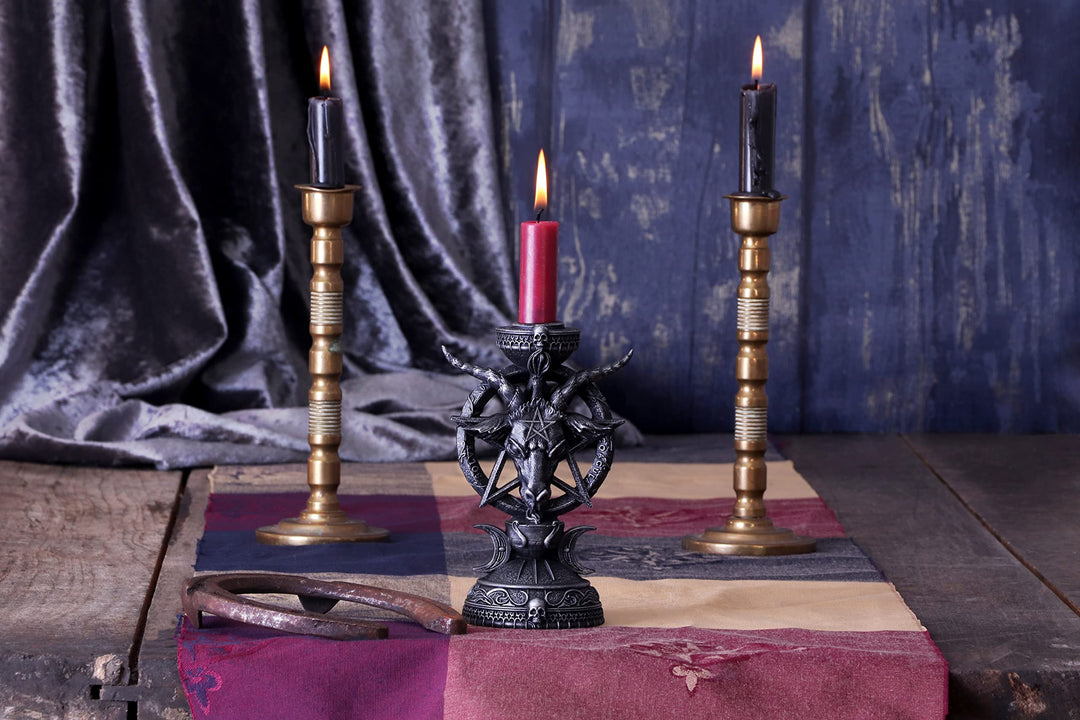 Baphomet Candle Holder Light of 15.5cm