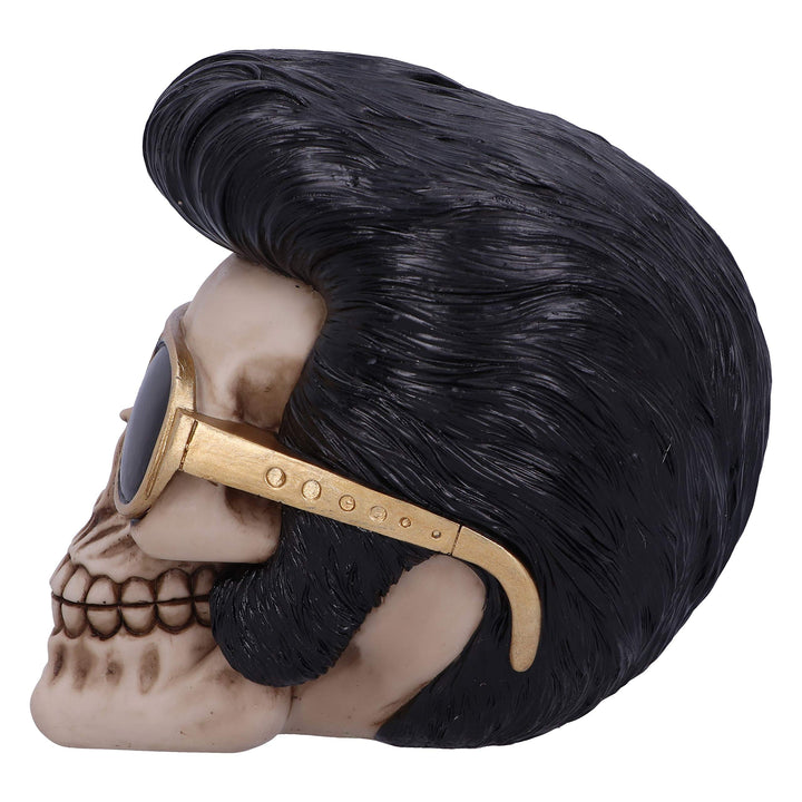 Uh Huh The King Elvis Skull Figurine 17cm