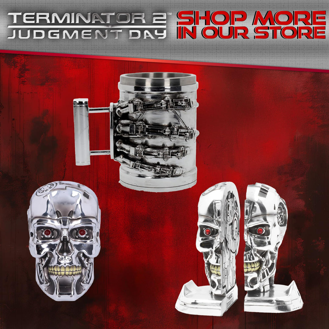 T800 Terminator 2 Judgement Day T2 Head Box Movie Merchandise 21cm