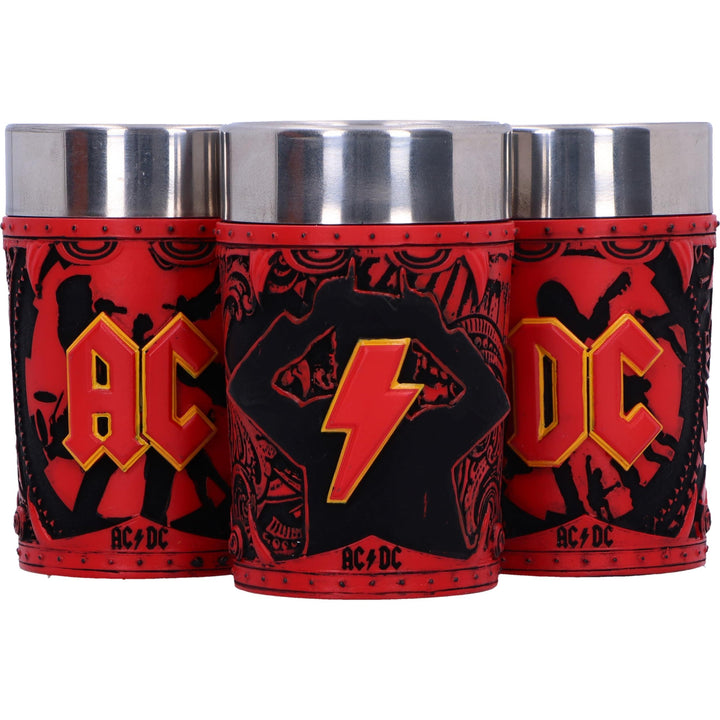ACDC Logo Set of 3 Shot Glass 8.7cm