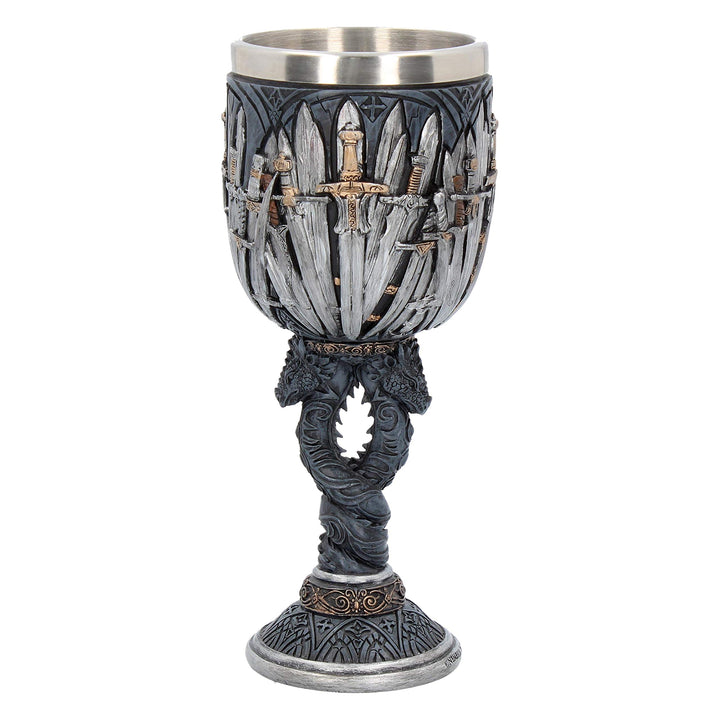 Nemesis Now Medieval Sword Dragon Wine Goblet 17.5cm