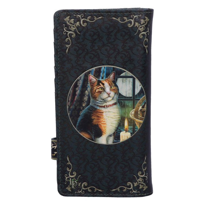 Lisa Parker Adventure Awaits Calico Cat Ship Embossed Purse 18.5cm