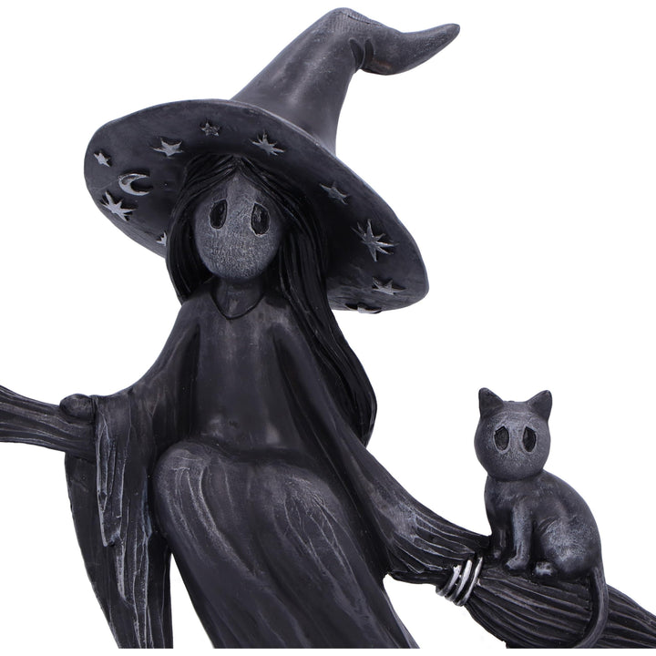Little Souls Beam Witch on Broom Figurine 12.7cm
