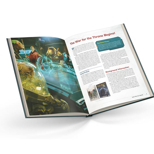 Genesys Roleplaying Game War for The Throne SOURCEBOOK - Save The Galaxy in an Epic Space Adventure! Fantasy Game for Kids & Adults, Ages 14+, 2-8 Players, 1+ Hour Playtime, Made by EDGE Studio 2