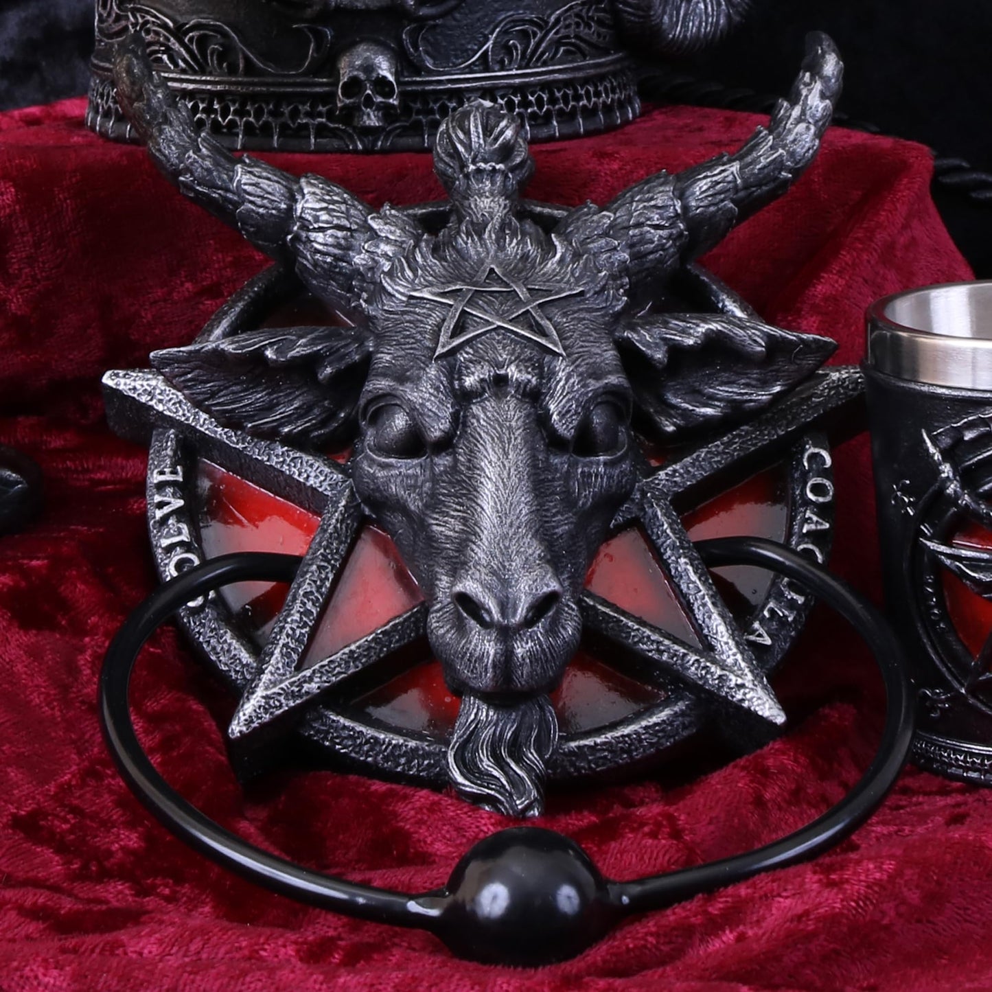 Baphomet Sabatic Goat Diety Door Knocker 20.5cm 4