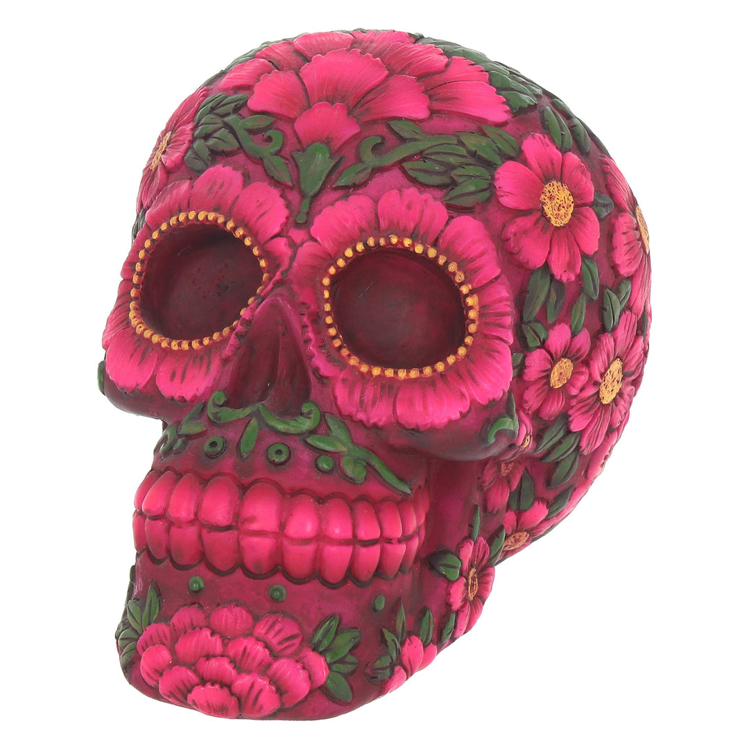 Sugar Blossom Pink Skull 14.5cm
