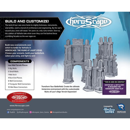 Heroscape The Ruins at Laurs Edge Terrain Expansion Board Game by Renegade Studio 2